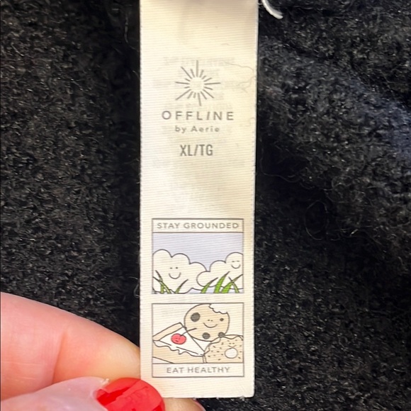 OFFLINE Aerie Chillside Turtleneck Sweater
 textured thumbhole knit cuffs - Picture 9 of 17